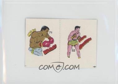 1985 Fight of the Century Stickers - [Base] - Pairs #71/52 - Mike Weaver, Henry Armstrong