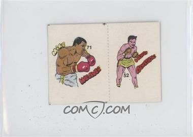 1985 Fight of the Century Stickers - [Base] - Pairs #71/52 - Mike Weaver, Henry Armstrong