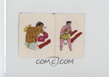 1985 Fight of the Century Stickers - [Base] - Pairs #71/52 - Mike Weaver, Henry Armstrong