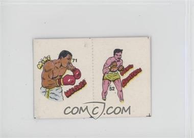 1985 Fight of the Century Stickers - [Base] - Pairs #71/52 - Mike Weaver, Henry Armstrong