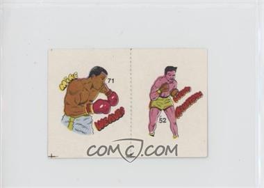 1985 Fight of the Century Stickers - [Base] - Pairs #71/52 - Mike Weaver, Henry Armstrong