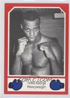 1986 Brown's Boxing Cards Red Border - [Base] #96 - Tevin George