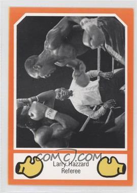 1987 Brown's Boxing Cards Orange Border - [Base] #152 - Larry Hazzard