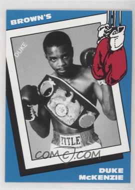 1990 Brown's Boxing - [Base] #43 - Duke McKenzie