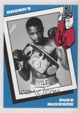 1990 Brown's Boxing - [Base] #43 - Duke McKenzie
