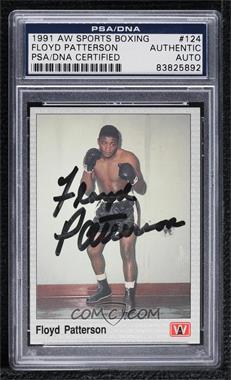 1991 All World Boxing - [Base] #124 - Floyd Patterson [PSA/DNA Encased]