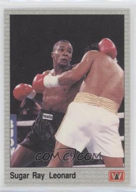 1991 All World Boxing - [Base] #24 - Sugar Ray Leonard