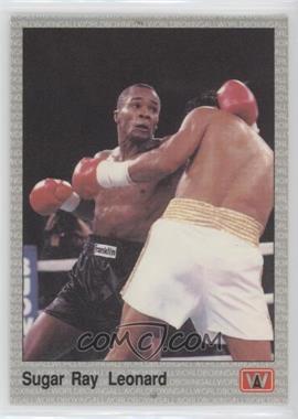 1991 All World Boxing - [Base] #24 - Sugar Ray Leonard