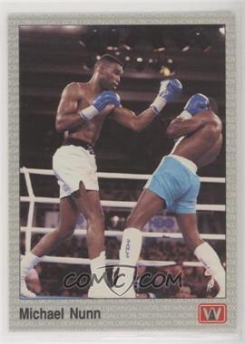 1991 All World Boxing - [Base] #29 - Michael Nunn