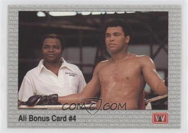1991 All World Boxing - [Base] #3.2 - Ali Bonus Card #4