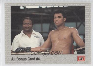 1991 All World Boxing - [Base] #3.2 - Ali Bonus Card #4