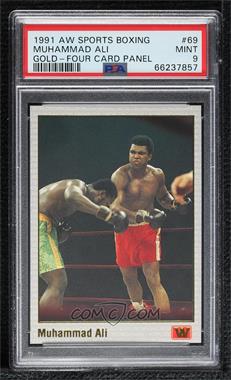 1991 All World Boxing - [Base] #69 - Muhammad Ali [PSA 9 MINT]