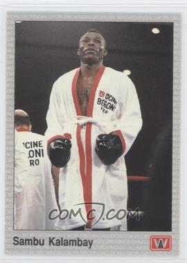 1991 All World Boxing - [Base] #95 - Sambu Kalambay