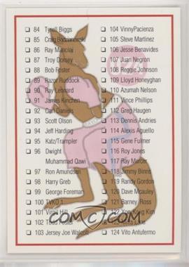 1991 Kayo - [Base] #_CHEC3 - Checklist - Cards 84-166