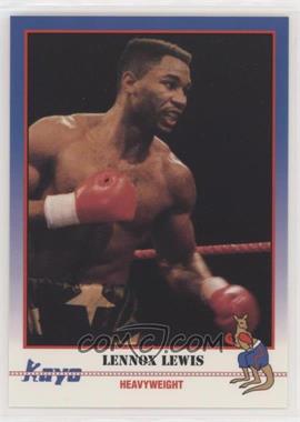 1991 Kayo - [Base] #068 - Lennox Lewis