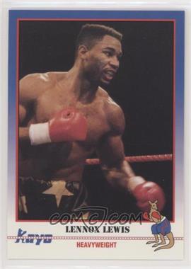 1991 Kayo - [Base] #068 - Lennox Lewis