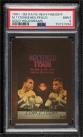 Evander Holyfield, Mike Tyson [PSA 9 MINT]