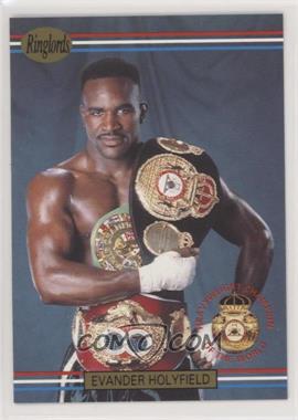 1991 Ringlords - [Base] - Printed in the U.K. #1 - Evander Holyfield