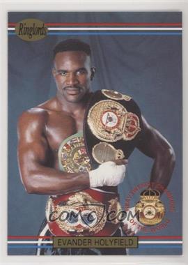 1991 Ringlords - [Base] - Printed in the U.K. #1 - Evander Holyfield