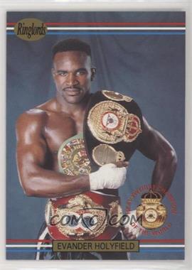 1991 Ringlords - [Base] - Printed in the U.K. #1 - Evander Holyfield