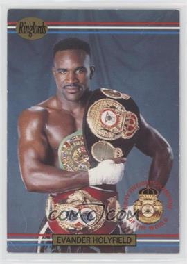 1991 Ringlords - [Base] #1 - Evander Holyfield [Good to VG‑EX]