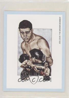 1991 Victoria Gallery Boxing Champions Heavyweights - [Base] - Blue Back #7 - Joe Louis