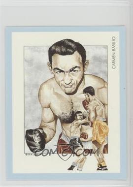 1991 Victoria Gallery Boxing Champions Middleweights - [Base] - Blue Back #12 - Carmen Basilio