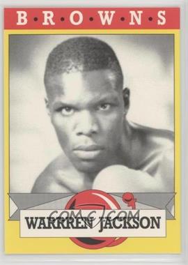 1993 Brown's Boxing Cards - [Base] #33 - Warren Jackson