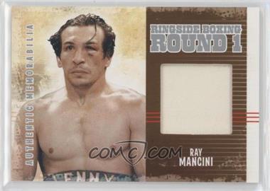 2010 Ringside Boxing Round 1 - Authentic Memorabilia - Silver #AM-21 - Ray Mancini /50