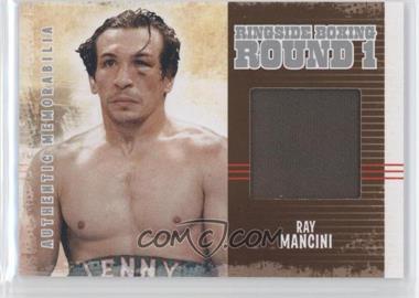 2010 Ringside Boxing Round 1 - Authentic Memorabilia - Silver #AM-21 - Ray Mancini /50
