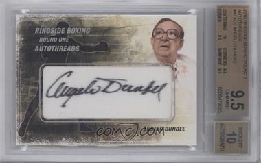 2010 Ringside Boxing Round 1 - Autothreads - Silver #AT-AD3 - Angelo Dundee /19 [BGS 9.5 GEM MINT]