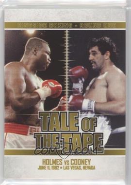 2010 Ringside Boxing Round 1 - [Base] - Gold #62 - Larry Holmes, Gerry Cooney