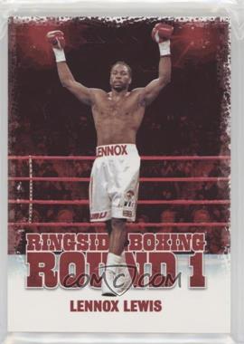 2010 Ringside Boxing Round 1 - [Base] #31 - Lennox Lewis