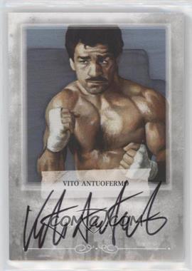 2010 Ringside Boxing Round 1 - Mecca Autographs - Silver #A-VA1 - Vito Antuofermo