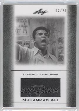 2011 Leaf Ali The Greatest - Event Worn Memorabilia Swatch - Silver #EW-7 - Muhammad Ali /20