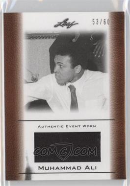 2011 Leaf Ali The Greatest - Event Worn Memorabilia Swatch #EW-2 - Muhammad Ali /60