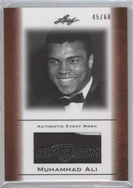2011 Leaf Ali The Greatest - Event Worn Memorabilia Swatch #EW-38 - Muhammad Ali /60
