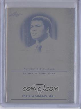 2011 Leaf Ali The Greatest - Fight Worn Memorabilia Swatch - Printing Plate Magenta #FW-45 - Muhammad Ali /1