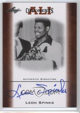 2011 Leaf Ali The Greatest - Opponents of Ali - Bronze Autographs #OAU-21 - Leon Spinks