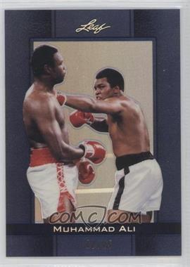 2011 Leaf Metal Ali - [Base] - Blue Prismatic #30 - Muhammad Ali, Larry Holmes /25