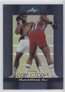 2011 Leaf Metal Ali - [Base] - Blue Prismatic #36 - Muhammad Ali /25