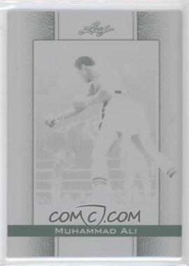 2011 Leaf Metal Ali - [Base] - Printing Plate Black #15 - Muhammad Ali /1