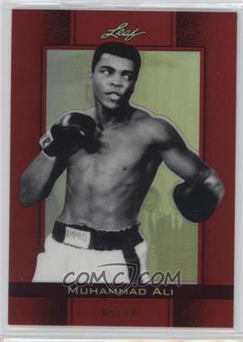 2011 Leaf Metal Ali - [Base] - Red Prismatic #70 - Muhammad Ali /10