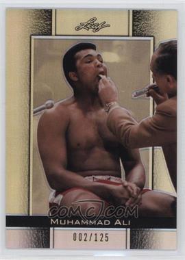 2011 Leaf Metal Ali - [Base] - Silver Prismatic #100 - Muhammad Ali /125