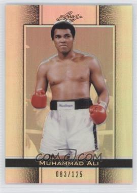 2011 Leaf Metal Ali - [Base] - Silver Prismatic #32 - Muhammad Ali /125