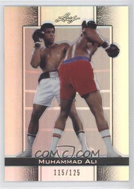 2011 Leaf Metal Ali - [Base] - Silver Prismatic #36 - Muhammad Ali /125