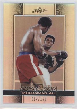 2011 Leaf Metal Ali - [Base] - Silver Prismatic #41 - Muhammad Ali /125