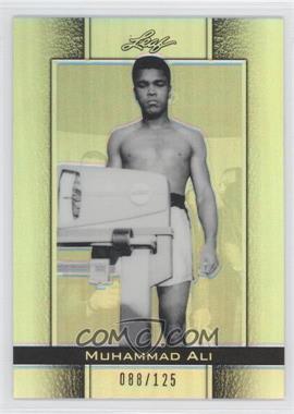 2011 Leaf Metal Ali - [Base] - Silver Prismatic #46 - Muhammad Ali /125