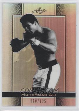 2011 Leaf Metal Ali - [Base] - Silver Prismatic #8 - Muhammad Ali /125