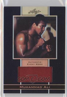 2011 Leaf Metal Ali - Material - Event Worn Blue Prismatic #EWM-11 - Muhammad Ali /25